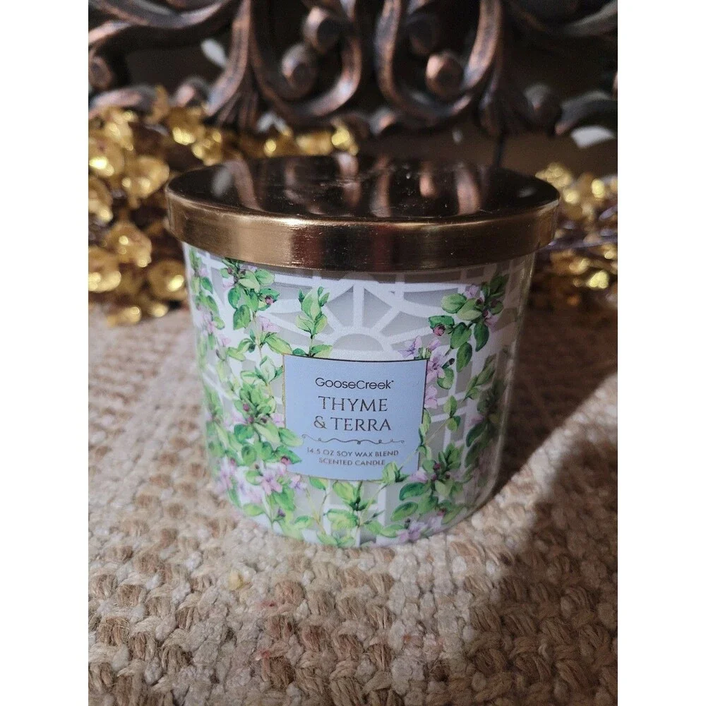 Thyme & Terra - Goose Creek 3-wick Candle